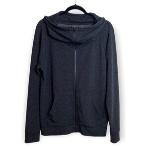 Zella Dark Grey  Zip Up Sweater